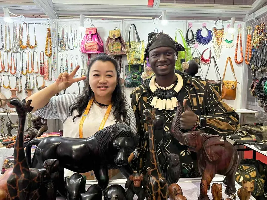 Rencontre avec une cliente sur un salon